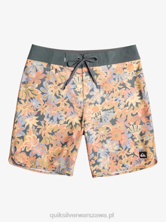 mężczyźni Quiksilver szorty surfsilk scallop 19 4DBV219 ciemny łupek