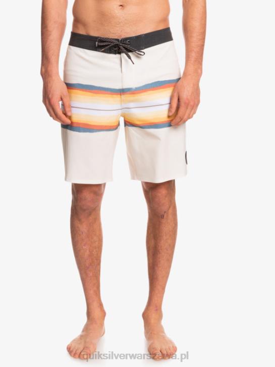 mężczyźni Quiksilver szorty surfsilk w odcieniu żywicy 19 4DBV1445 antyczna biel