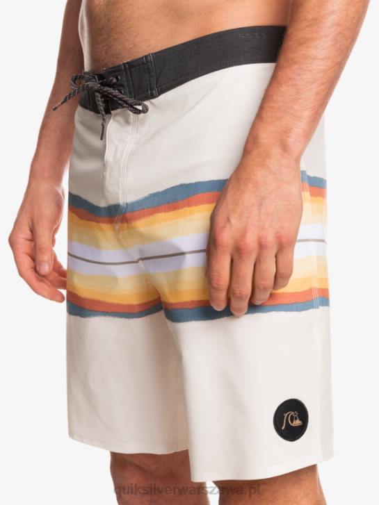 mężczyźni Quiksilver szorty surfsilk w odcieniu żywicy 19 4DBV1445 antyczna biel