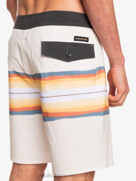 mężczyźni Quiksilver szorty surfsilk w odcieniu żywicy 19 4DBV1445 antyczna biel
