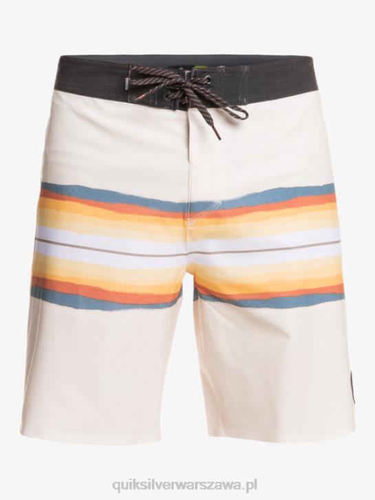 mężczyźni Quiksilver szorty surfsilk w odcieniu żywicy 19 4DBV1445 antyczna biel
