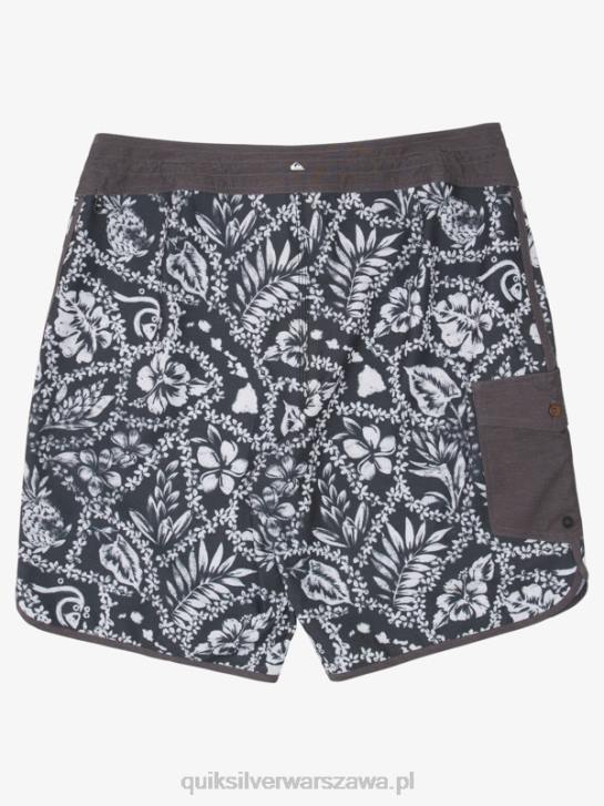 mężczyźni Quiksilver szorty waterman arrival lei 20 muszelek 4DBV1417 czarne przybycie lei