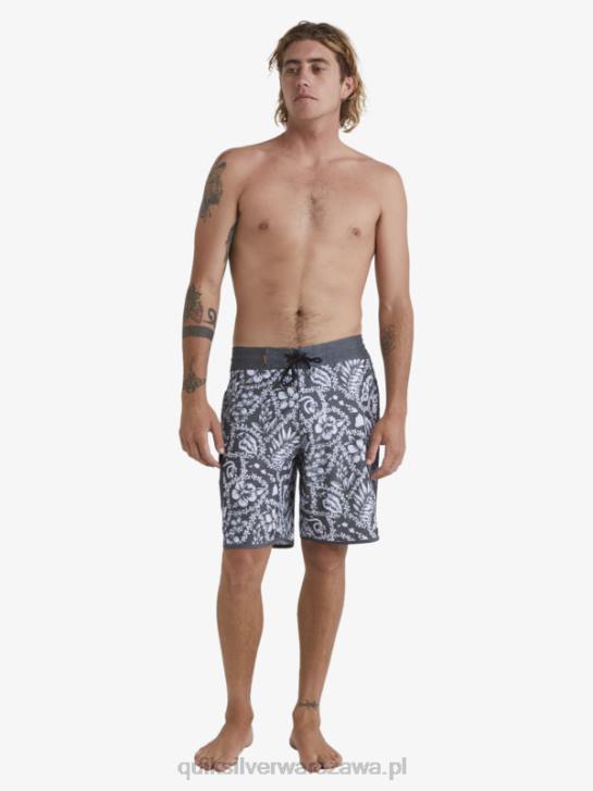 mężczyźni Quiksilver szorty waterman arrival lei 20 muszelek 4DBV1417 czarne przybycie lei