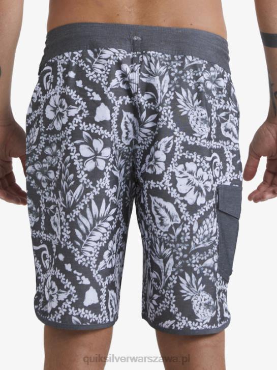 mężczyźni Quiksilver szorty waterman arrival lei 20 muszelek 4DBV1417 czarne przybycie lei