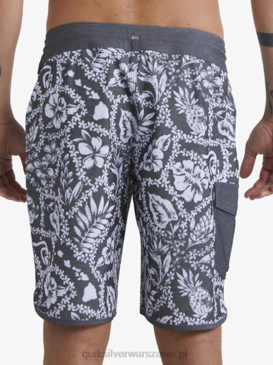 mężczyźni Quiksilver szorty waterman arrival lei 20 muszelek 4DBV1417 czarne przybycie lei