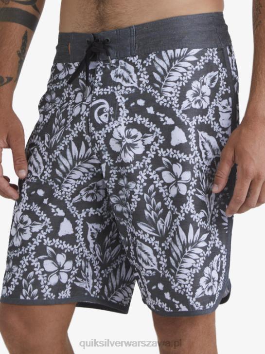 mężczyźni Quiksilver szorty waterman arrival lei 20 muszelek 4DBV1417 czarne przybycie lei
