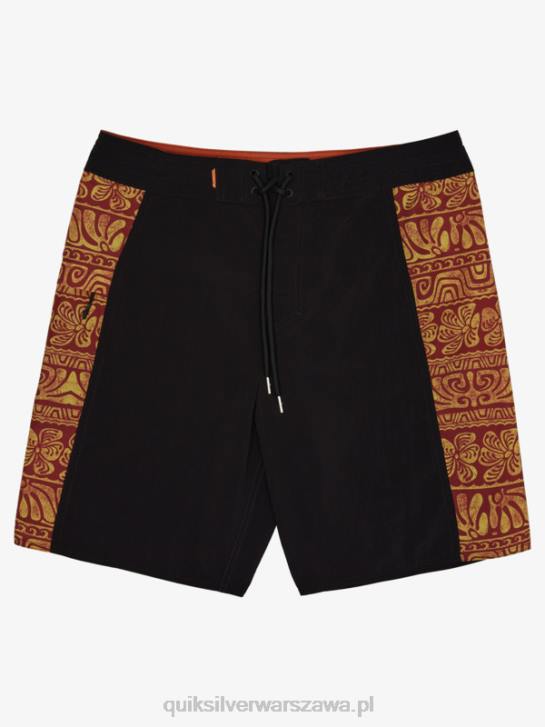 mężczyźni Quiksilver szorty waterman cliffside 19 4DBV1820 czarny klif bs
