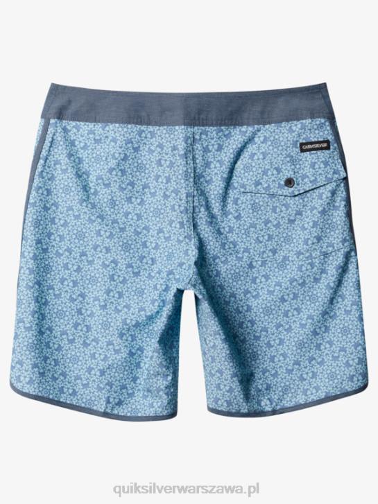 mężczyźni Quiksilver szorty z hempstretch scallop 19 4DBV1741 niebieskie szkło