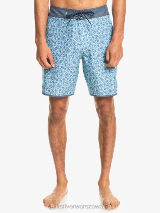 mężczyźni Quiksilver szorty z hempstretch scallop 19 4DBV1741 niebieskie szkło