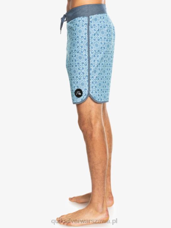 mężczyźni Quiksilver szorty z hempstretch scallop 19 4DBV1741 niebieskie szkło