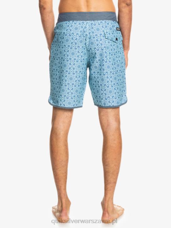 mężczyźni Quiksilver szorty z hempstretch scallop 19 4DBV1741 niebieskie szkło