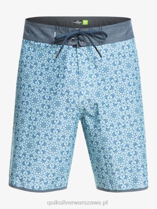 mężczyźni Quiksilver szorty z hempstretch scallop 19 4DBV1741 niebieskie szkło