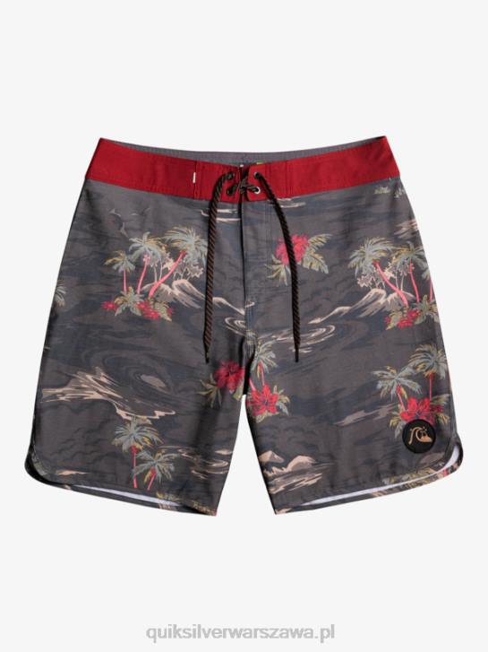 mężczyźni Quiksilver szorty z hempstretch scallop 19 4DBV1742 asfalt