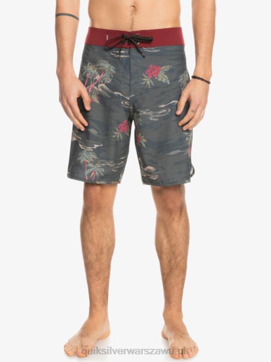 mężczyźni Quiksilver szorty z hempstretch scallop 19 4DBV1742 asfalt