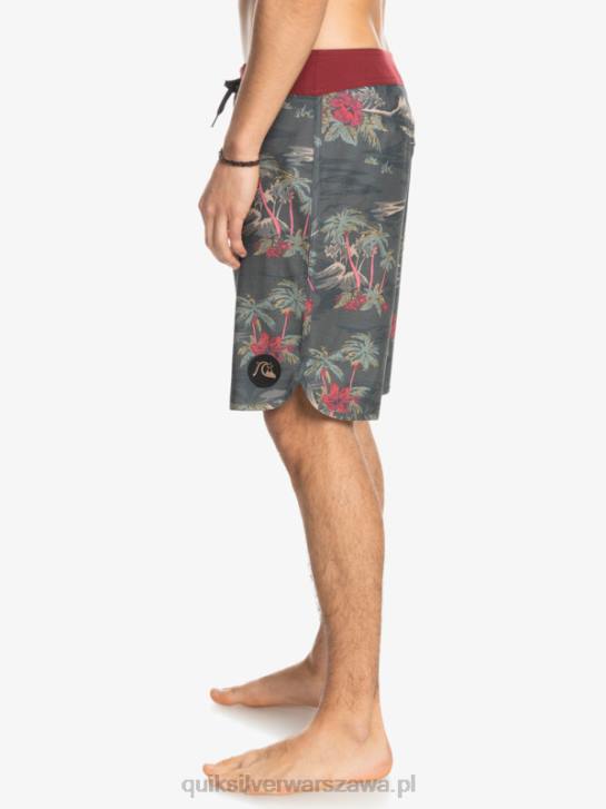 mężczyźni Quiksilver szorty z hempstretch scallop 19 4DBV1742 asfalt