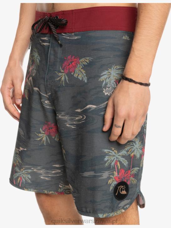 mężczyźni Quiksilver szorty z hempstretch scallop 19 4DBV1742 asfalt