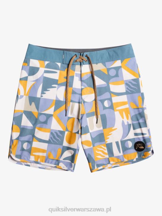 mężczyźni Quiksilver szorty z hempstretch scallop 19 4DBV1743 Ashley niebieski