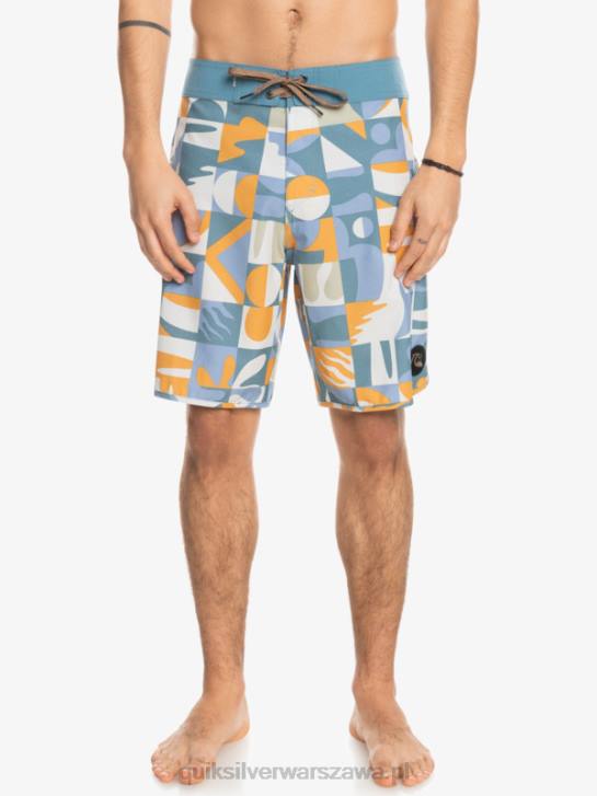 mężczyźni Quiksilver szorty z hempstretch scallop 19 4DBV1743 Ashley niebieski