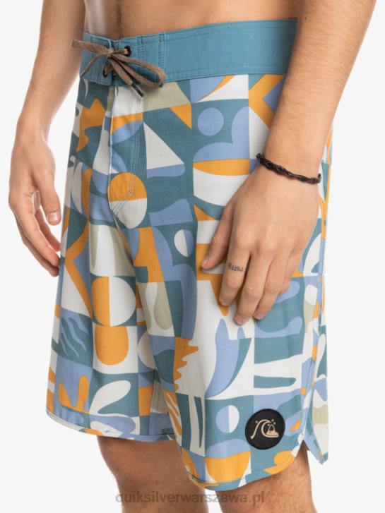 mężczyźni Quiksilver szorty z hempstretch scallop 19 4DBV1743 Ashley niebieski