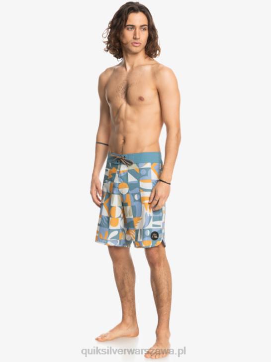 mężczyźni Quiksilver szorty z hempstretch scallop 19 4DBV1743 Ashley niebieski