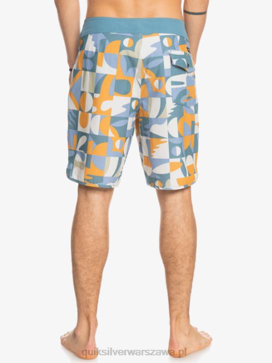 mężczyźni Quiksilver szorty z hempstretch scallop 19 4DBV1743 Ashley niebieski