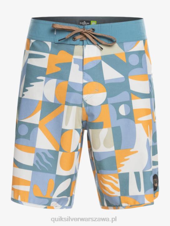 mężczyźni Quiksilver szorty z hempstretch scallop 19 4DBV1743 Ashley niebieski