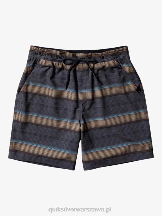 mężczyźni Quiksilver szorty z nadrukiem 18 płazów Taxer 4DBV100 plac