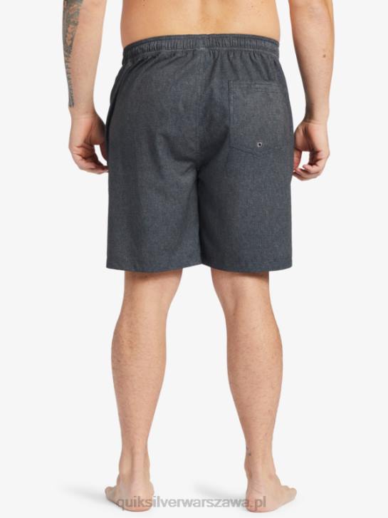 mężczyźni Quiksilver waterman after surf stretch 20 szortów płazów 4DBV956 czarny wrzos