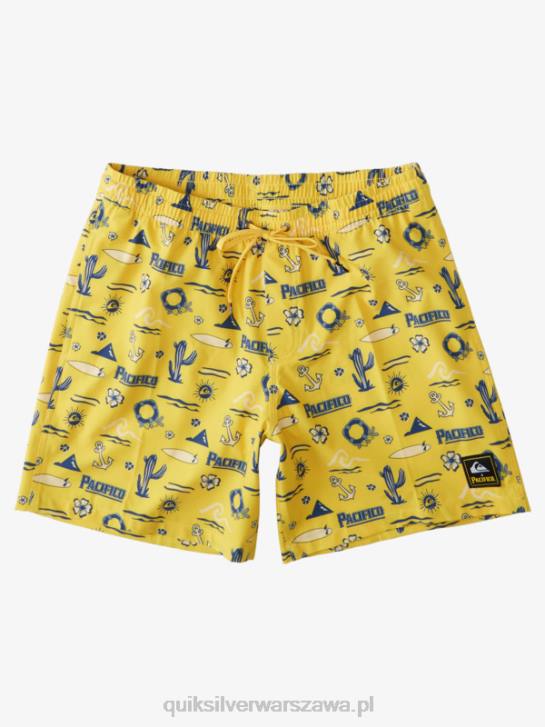 mężczyźni Quiksilver x Pacifico 17 salw 4DBV1763 żółty pacifico quik wolej