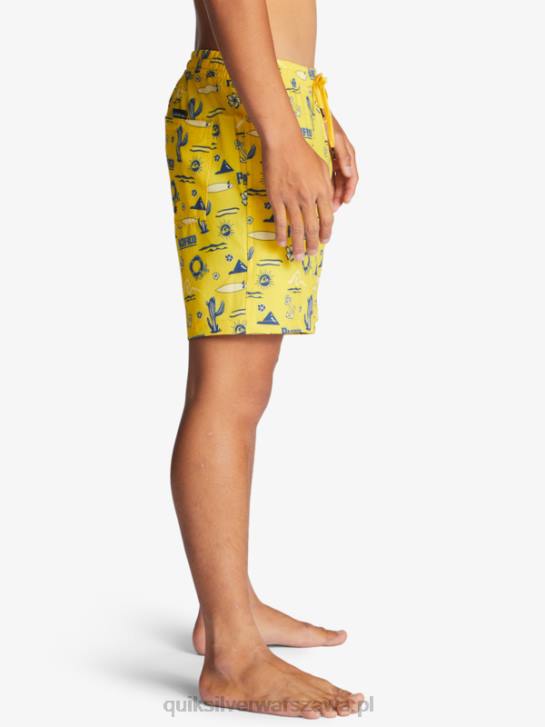 mężczyźni Quiksilver x Pacifico 17 salw 4DBV1763 żółty pacifico quik wolej