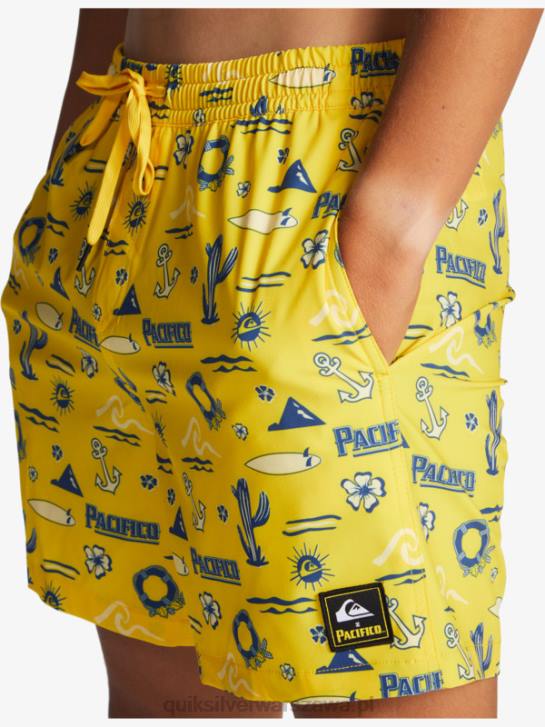 mężczyźni Quiksilver x Pacifico 17 salw 4DBV1763 żółty pacifico quik wolej