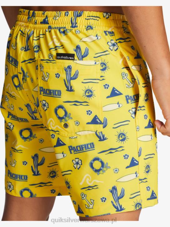 mężczyźni Quiksilver x Pacifico 17 salw 4DBV1763 żółty pacifico quik wolej