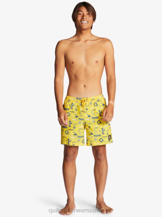 mężczyźni Quiksilver x Pacifico 17 salw 4DBV1763 żółty pacifico quik wolej
