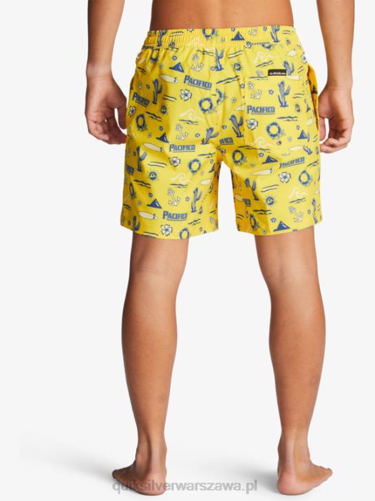 mężczyźni Quiksilver x Pacifico 17 salw 4DBV1763 żółty pacifico quik wolej