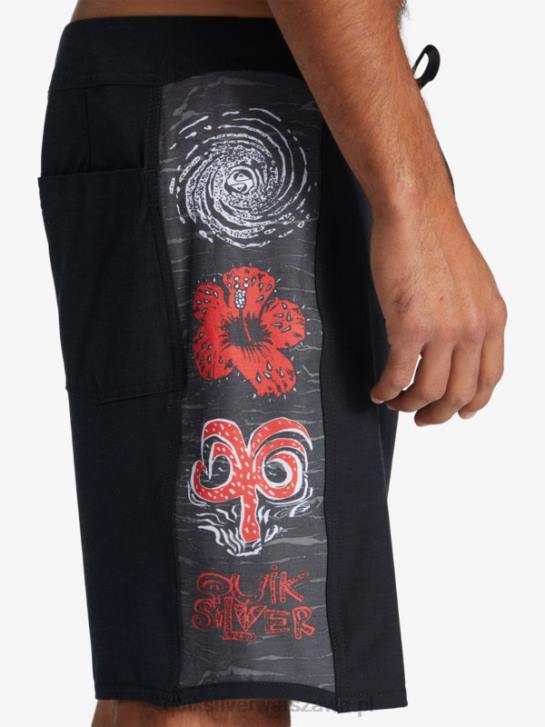 mężczyźni Quiksilver x Stranger rzeczy oryginalne szorty z 1986 r. 18 4DBV1786 do góry nogami
