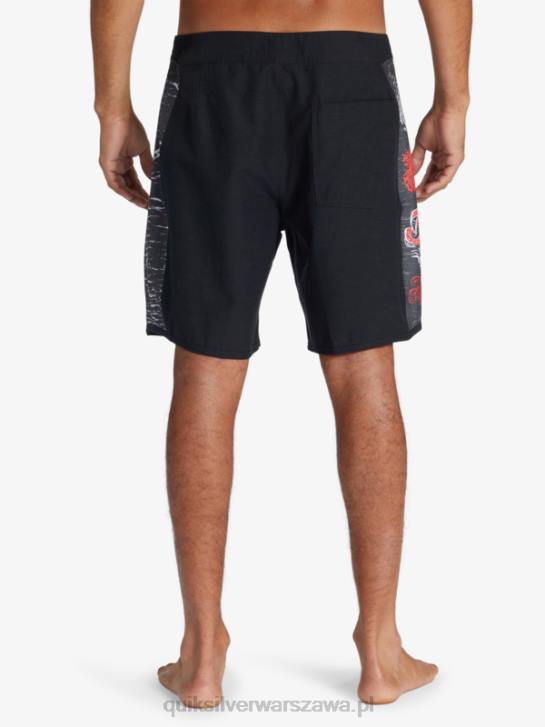 mężczyźni Quiksilver x Stranger rzeczy oryginalne szorty z 1986 r. 18 4DBV1786 do góry nogami