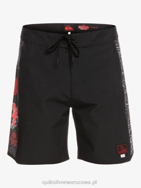 mężczyźni Quiksilver x Stranger rzeczy oryginalne szorty z 1986 r. 18 4DBV1786 do góry nogami